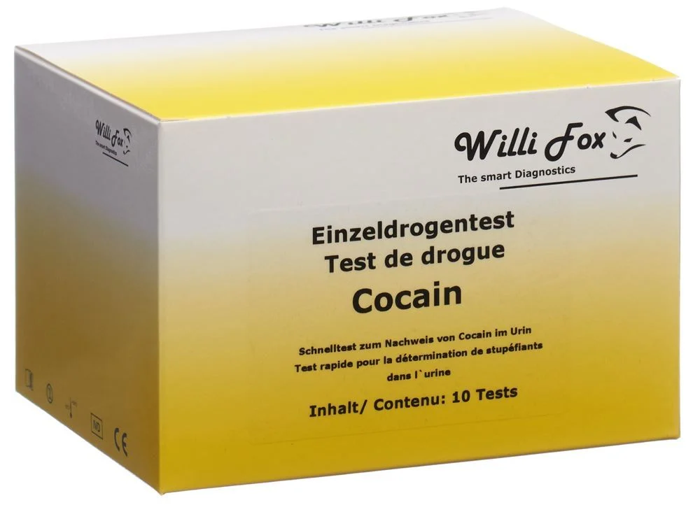 Willi Fox Drogentest Cocain einzel Urin 10 Stück Willi Fox Drogentest Cocain einzel Urin 10 Stück