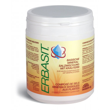 ERBASIT Mineralsalz Pulver mit Kräuter 600g ERBASIT Mineralsalz Pulver mit Kräuter 600g