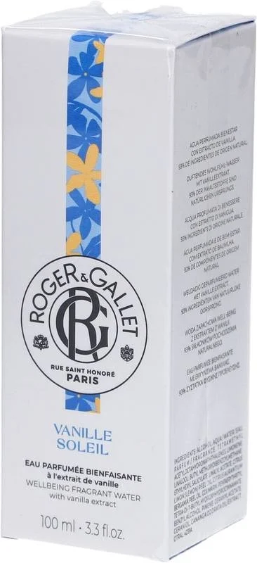 Roger & Gallet Eau Parfumée Vanille Soleil 100ml