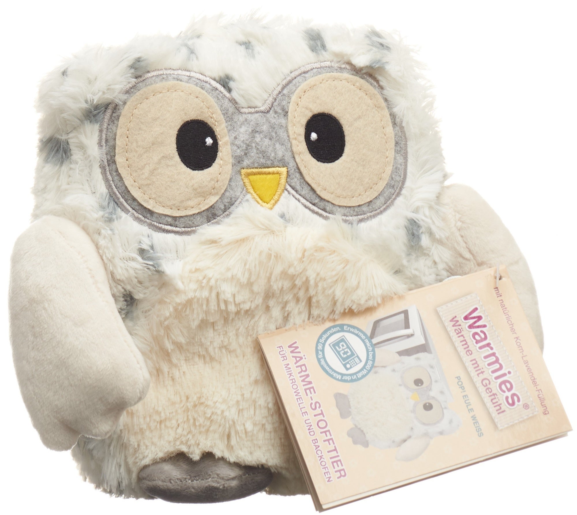 Warmies POP Wärme-Stofftier Eule weiss Lavendel-Füllung removable pack Warmies POP Wärme-Stofftier Eule weiss Lavendel-Füllung removable pack