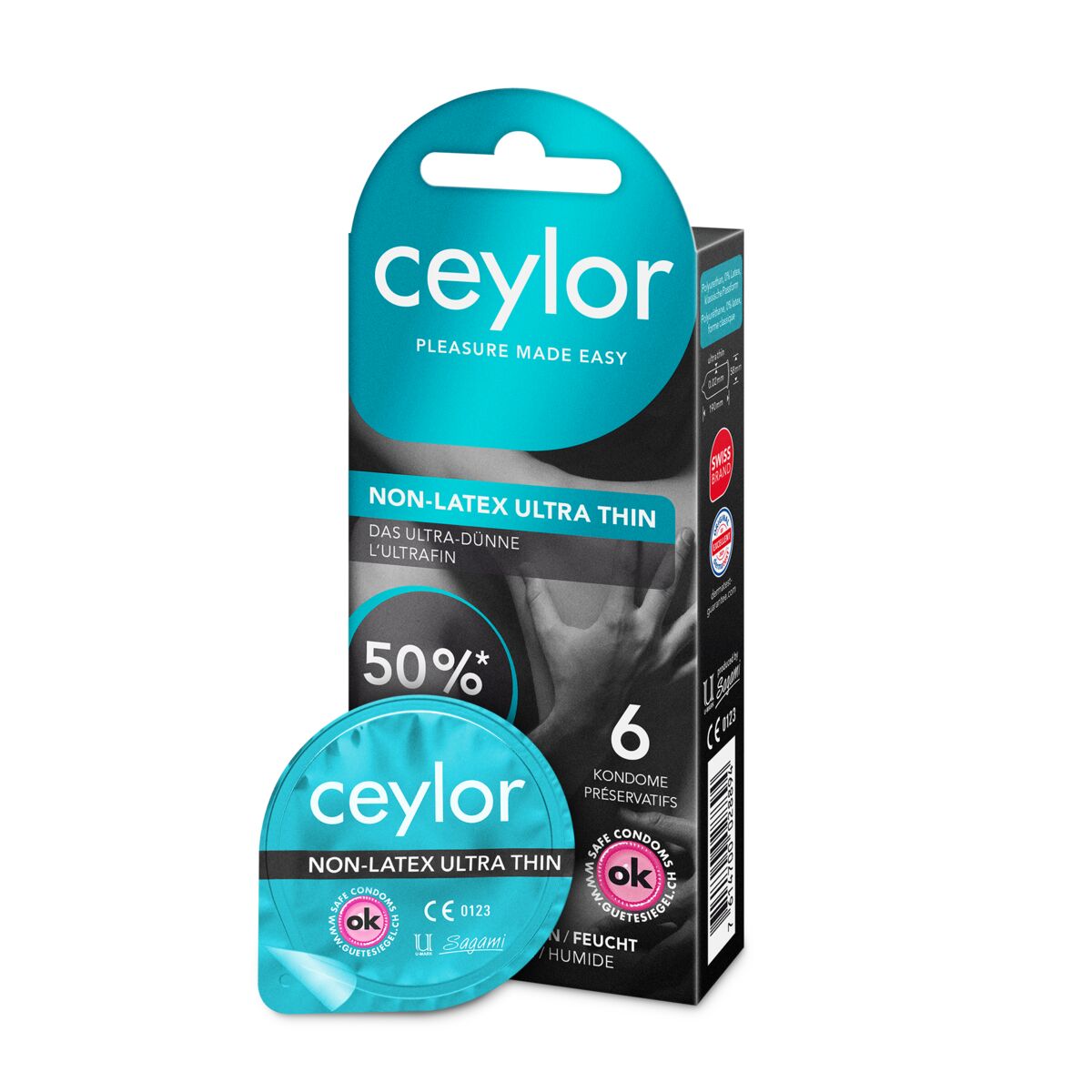 ceylor® Non Latex Präservativ Ultra Thin 6 Stück ceylor® Non Latex Präservativ Ultra Thin 6 Stück