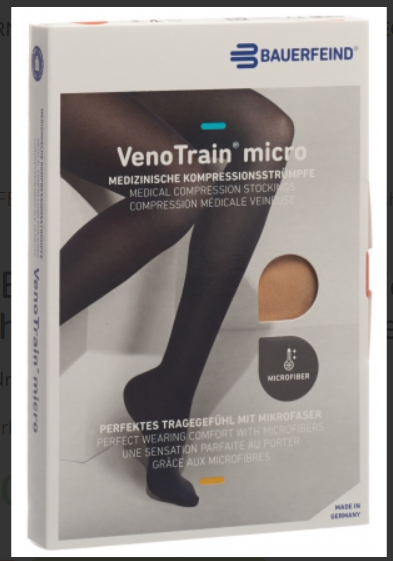 Bauerfeind VT MICRO AD KKL2 S n/s geschlossene Fussspitze creme 1 Paar