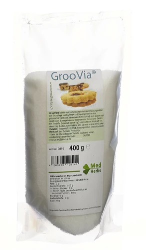 GROOVIA Stevia Pulver Btl 400g GROOVIA Stevia Pulver Btl 400g