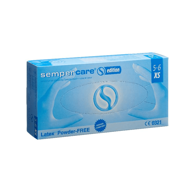 Sempercare Edition Handschuhe Latex XS ungepudert 100 Stück