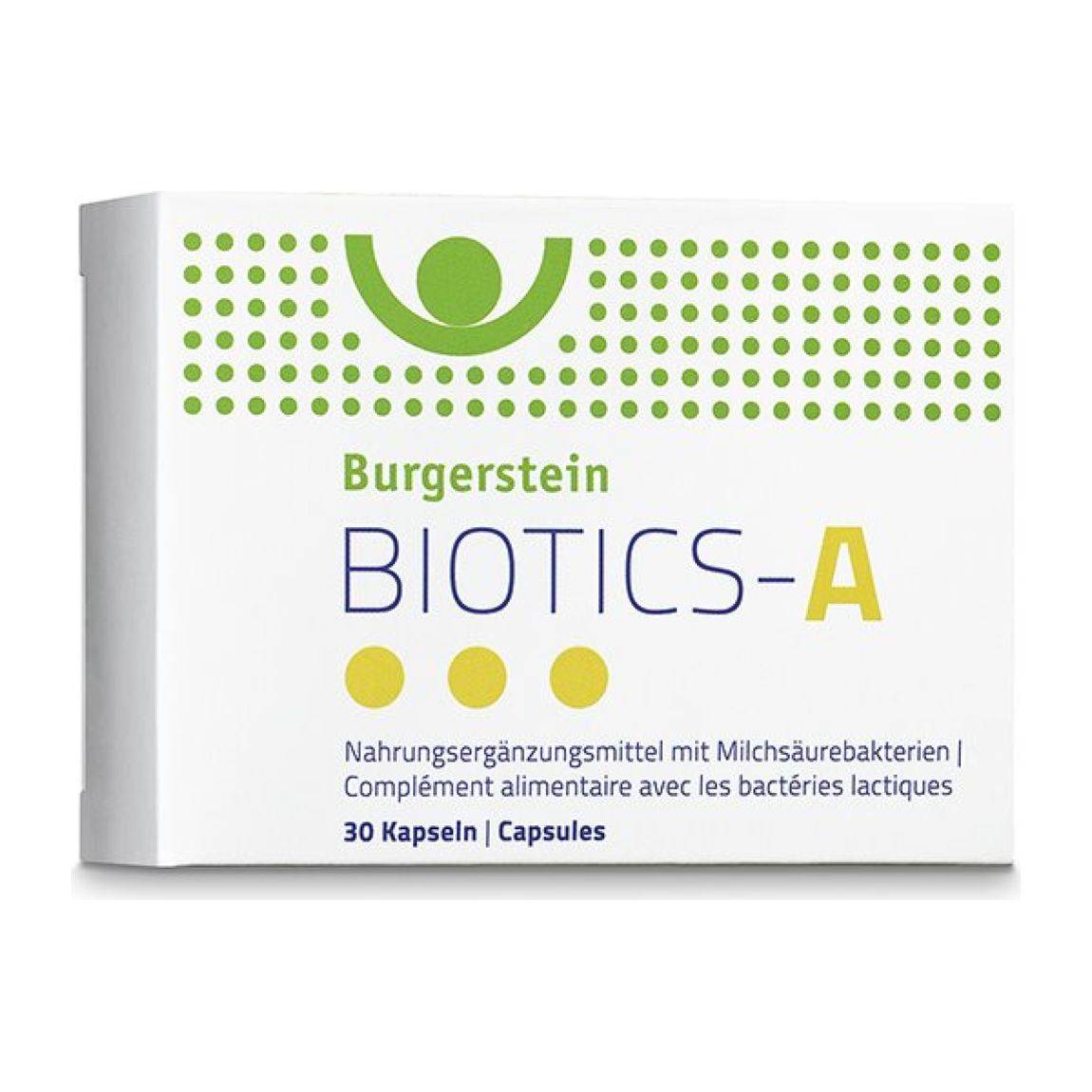 BURGERSTEIN Biotics-A Kapseln 30 Stück BURGERSTEIN Biotics-A Kapseln 30 Stück