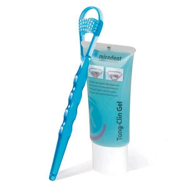 MIRADENT Tong-Clin Set 50ml Gel + Zungenreiniger MIRADENT Tong-Clin Set 50ml Gel + Zungenreiniger