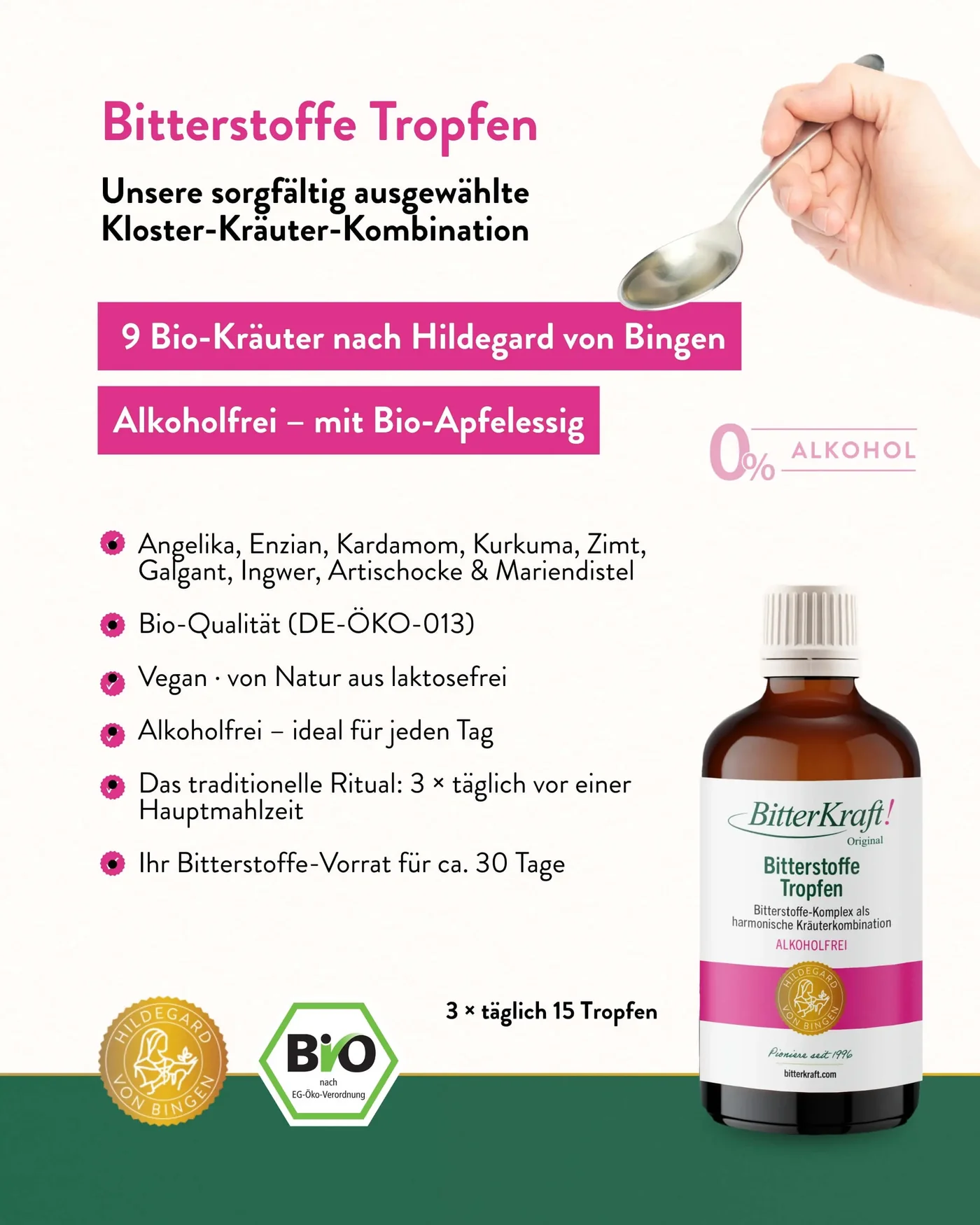 BitterKraft! Original Alkoholfrei BIO 100ml