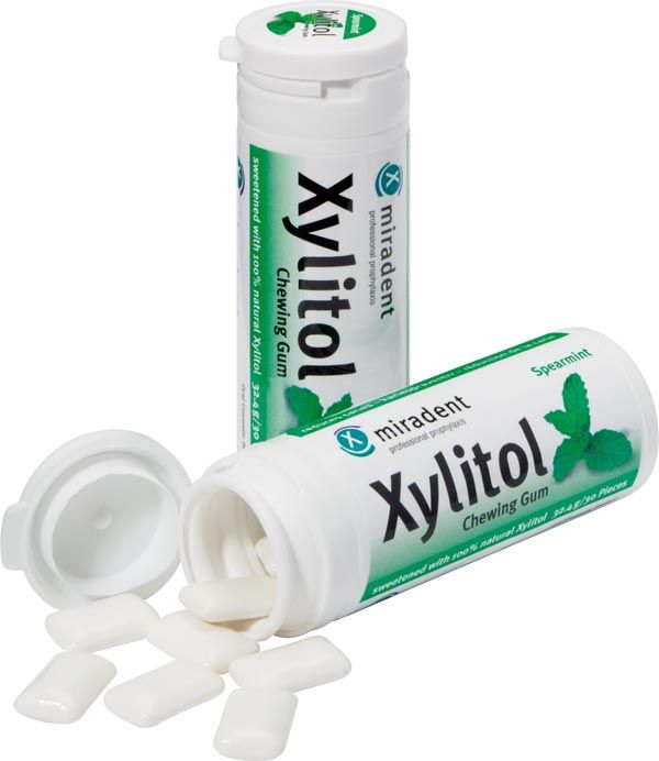 Miradent Xylitol Kaugummi Spearmint 30 Stück Miradent Xylitol Kaugummi Spearmint 30 Stück