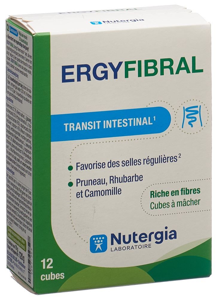 Nutergia Ergyfibral Würfel 12 Stück