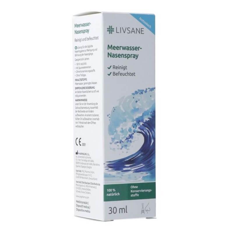 Livsane Nasenspray isotonisches Meerwasser 30ml Livsane Nasenspray isotonisches Meerwasser 30ml