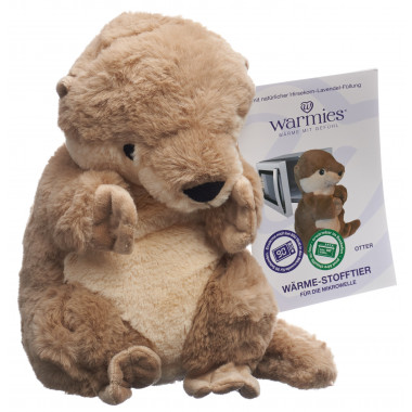 Warmies Wärme-Stofftier Otter Lavendel-Füllung removable pack Warmies Wärme-Stofftier Otter Lavendel-Füllung removable pack