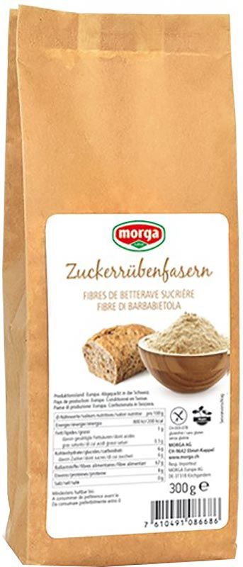 MORGA Zuckerrübenfasern glutenfrei 300g