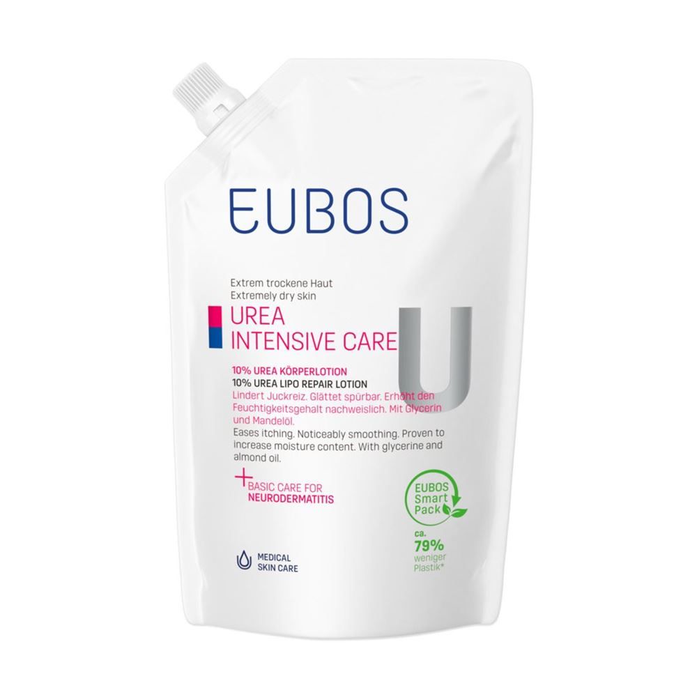 EUBOS Urea Körperlotion 10 % Refill Btl 400ml
