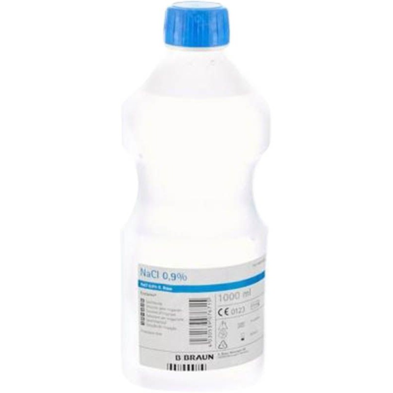 NaCl B. Braun Spül Lösung 0.9 % 1000ml West Ecotainer 6 Stück