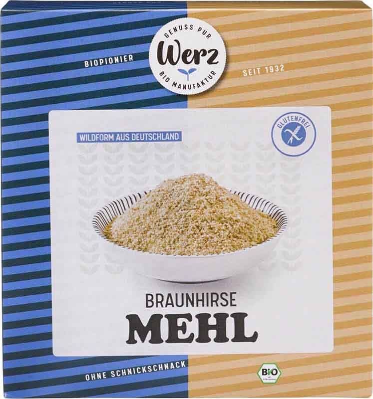 WERZ Braunhirse Mehl glutenfrei Bio 500g