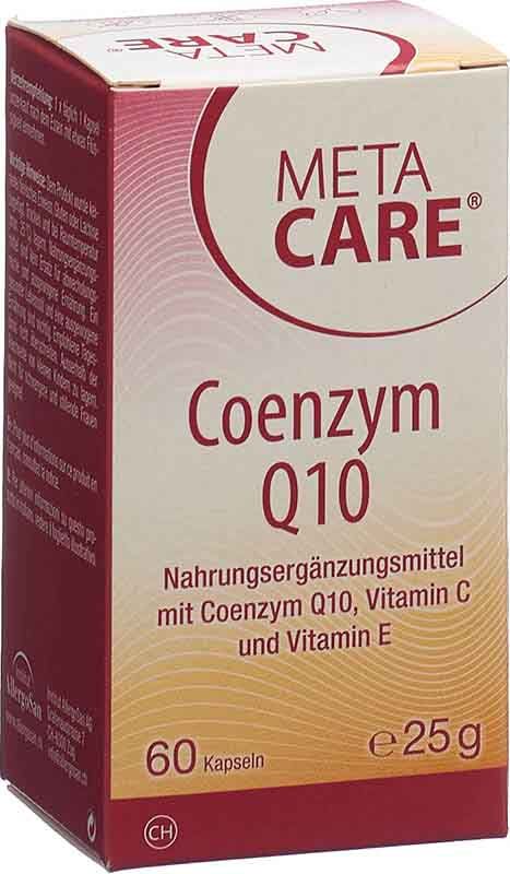 metacare Coenzym Q10 Kapseln 60 Stück metacare Coenzym Q10 Kapseln 60 Stück