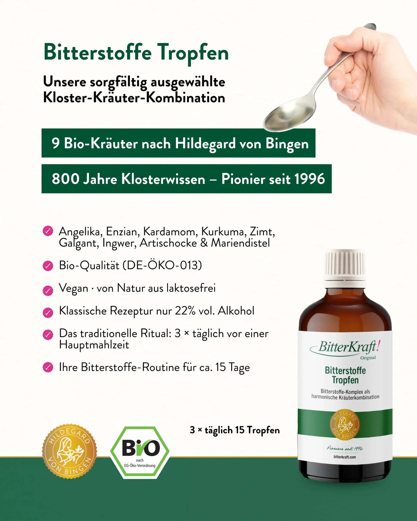 BitterKraft! Original Tropfen BIO 100ml