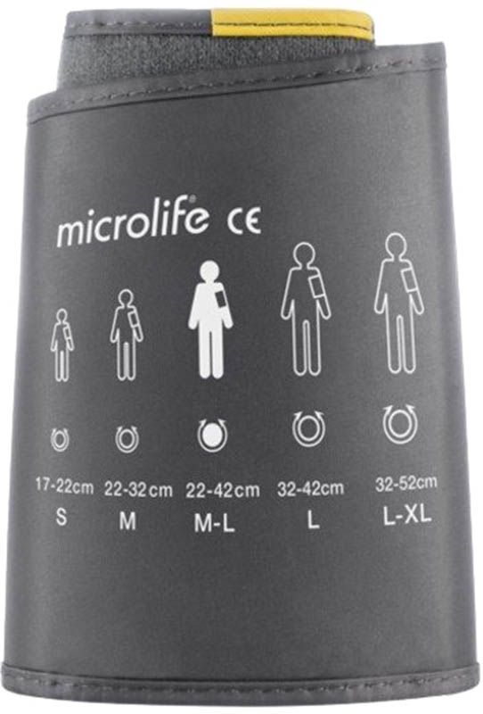 MICROLIFE Manschette Oberarm S 17-22cm anthrazit MICROLIFE Manschette Oberarm S 17-22cm anthrazit