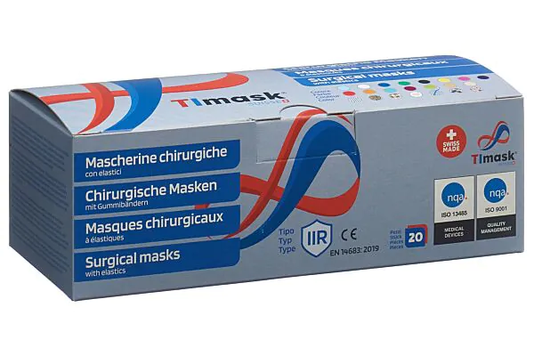 TImask Einweg-Medizinmaske Typ IIR Elegance 20 Stück