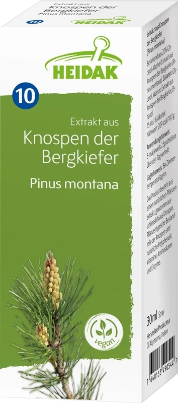 HEIDAK Knospe Bergkiefer Pinus mugo Glyzerinmazerat Flasche 30ml