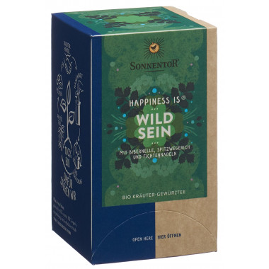 Sonnentor Happiness is Wild sein Tee BIO Btl 18 Stück Sonnentor Happiness is Wild sein Tee BIO Btl 18 Stück