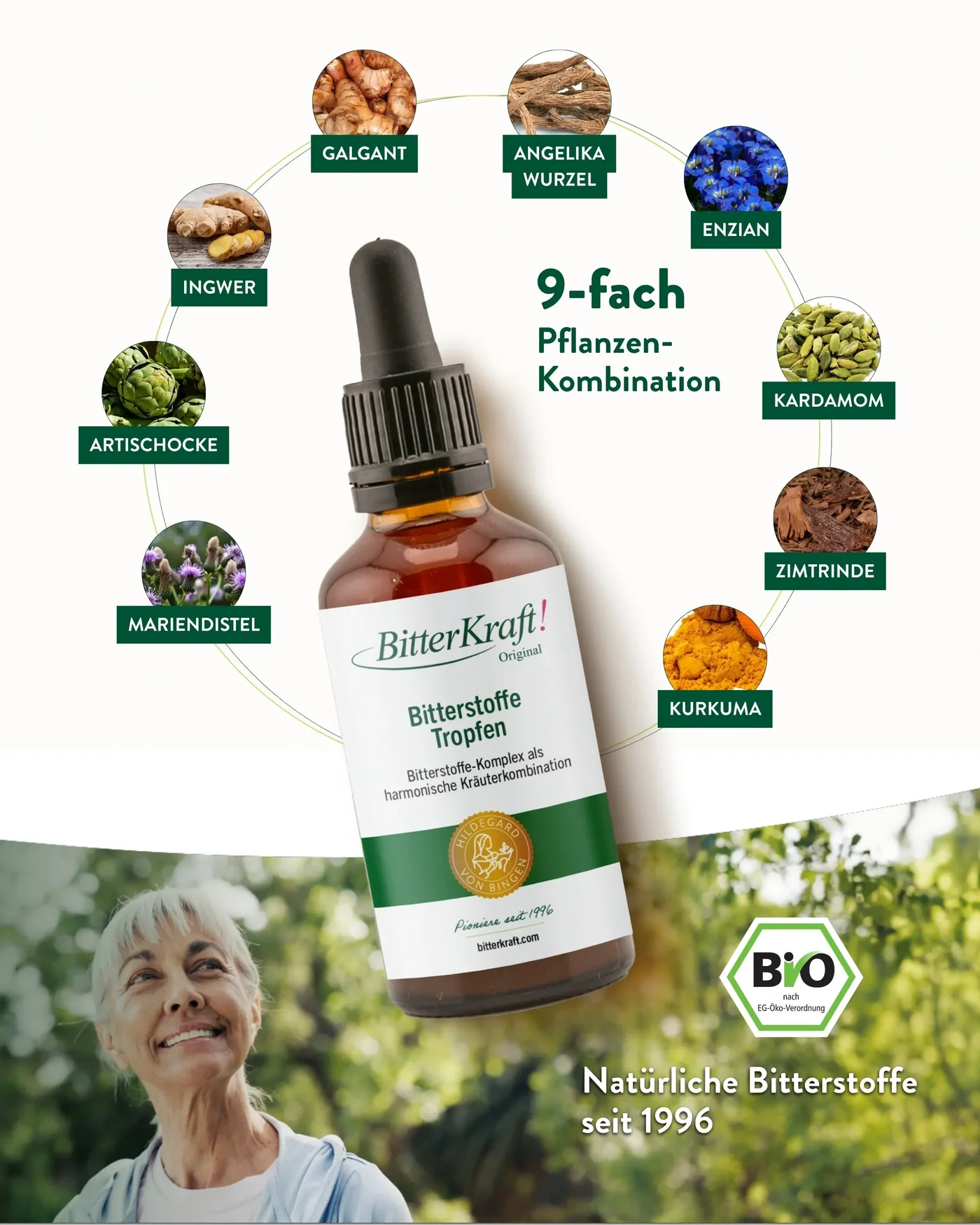 BitterKraft! Original Tropfen BIO 50ml mit Pipette