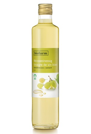 Biofarm Weissweinessig Knospe Fl 500ml