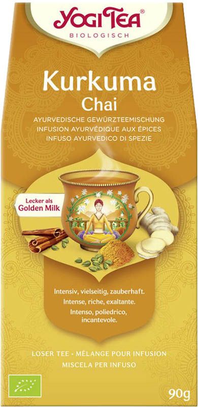 YOGI TEA® Kurkuma Chai lose 90g YOGI TEA® Kurkuma Chai lose 90g