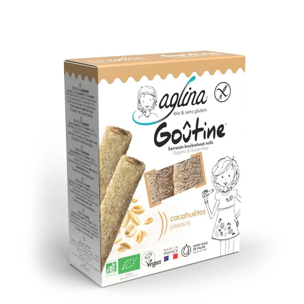 AGLINA Goûtine Erdnuss Bio 125g