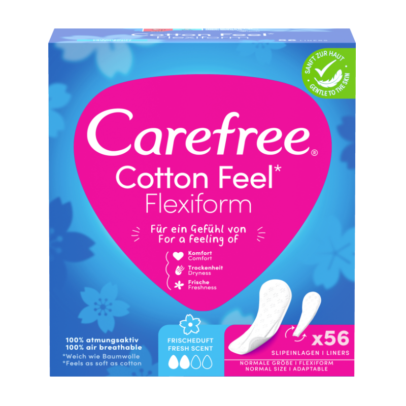 Carefree Cotton Feel Flexiform Fresh 56 Stück Carefree Cotton Feel Flexiform Fresh 56 Stück