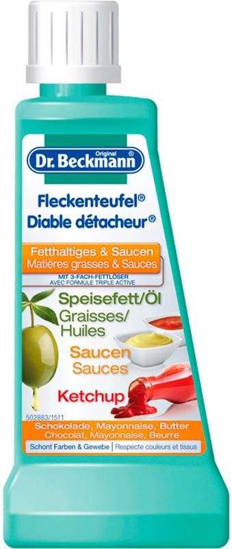 Dr. Beckmann Fleckenteufel Fetthaltiges und Saucen 50ml Dr. Beckmann Fleckenteufel Fetthaltiges und Saucen 50ml