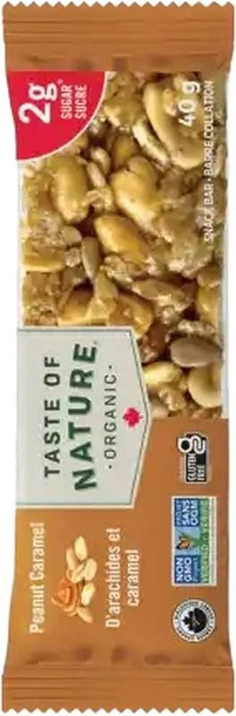 Taste of Nature Low Sugar Pean Caram Bio 40g