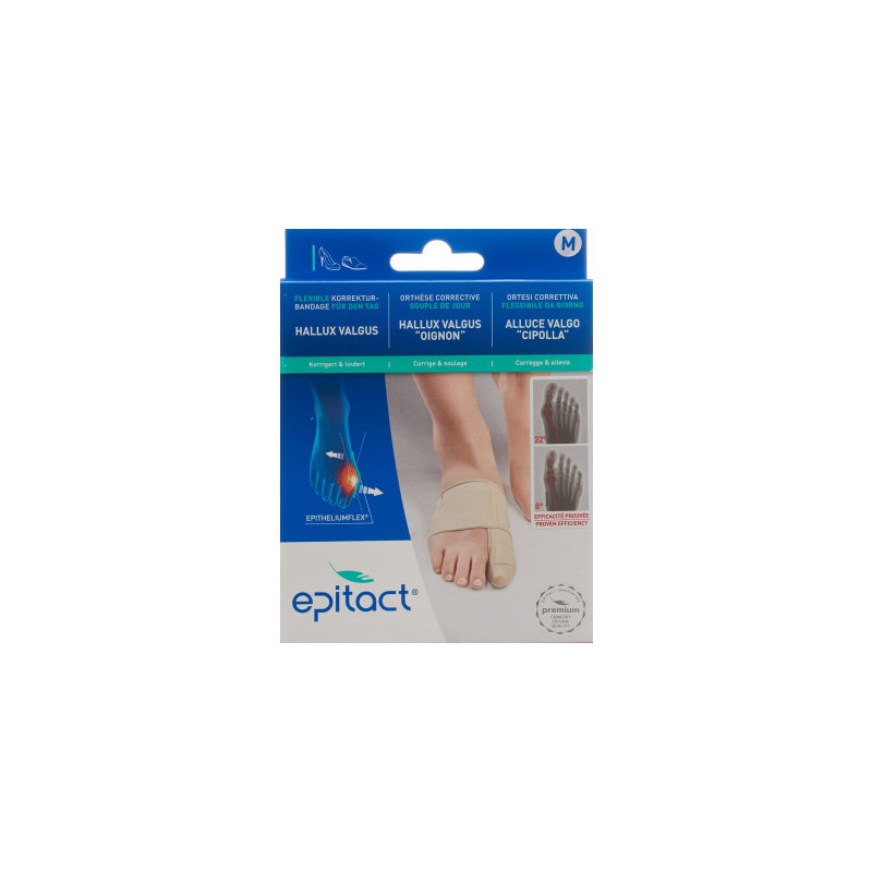Epitact flexible Korrekturbandage Hallux valgus TAG M 21.5-23cm