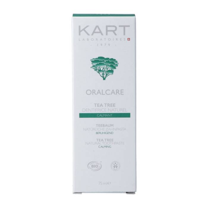 KART Zahnpaste Lehm Oralcare Teebaum 75ml KART Zahnpaste Lehm Oralcare Teebaum 75ml