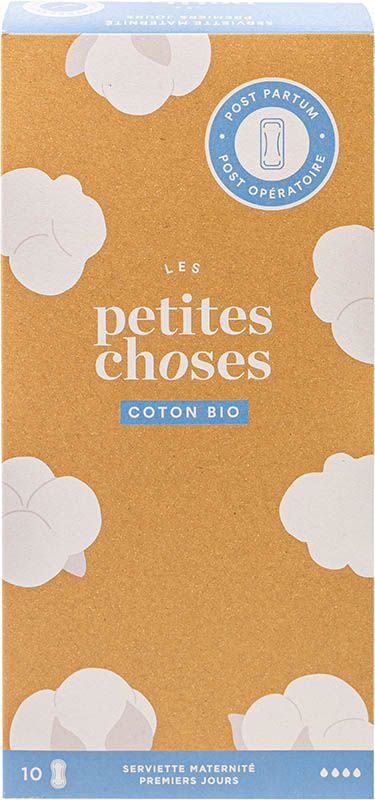 LES PETITES CHOSES Wochenbett Binde Bio 10 Stück