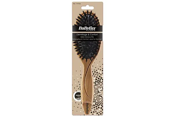 BABYLISS Pneumatische Holzbürste 100% Wildschwein BABYLISS Pneumatische Holzbürste 100% Wildschwein