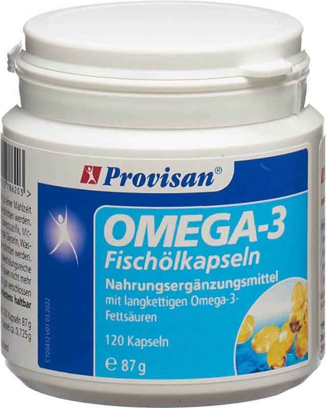 Provisan Omega 3 Fischöl Kaps Ds 120 Stück