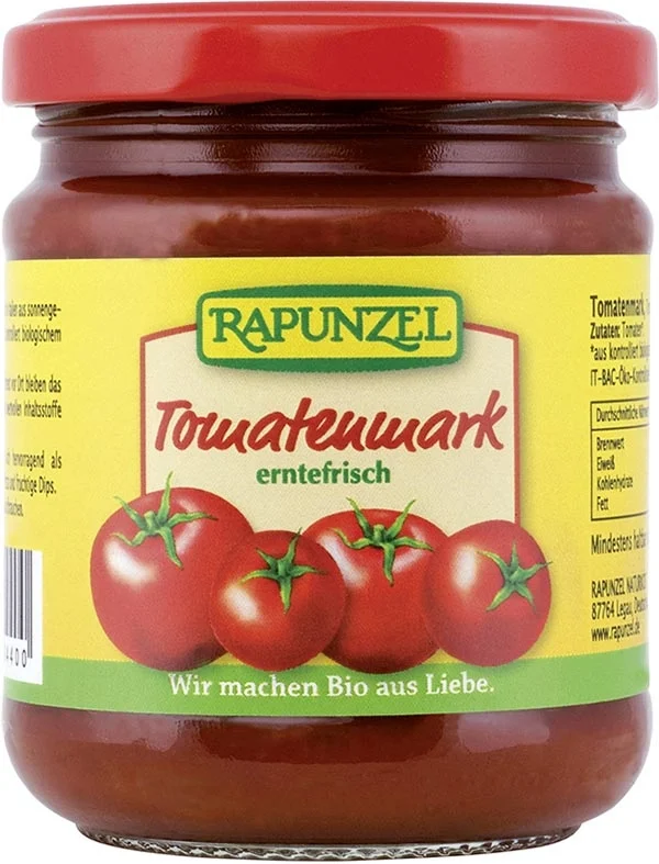 Rapunzel Tomatenmark 22 % Trockenmasse Tube 200g