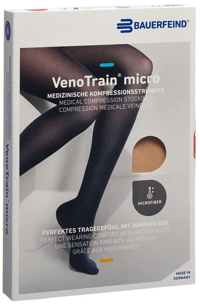 Bauerfeind VT MICRO AG KKL2 L p/l Fuss offen creme MikroNoppe 1 Paar