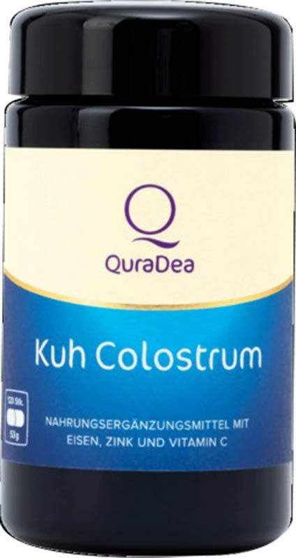 QuraDea Kuh Colostrum Kaps Eisen Vit C 120 Stück