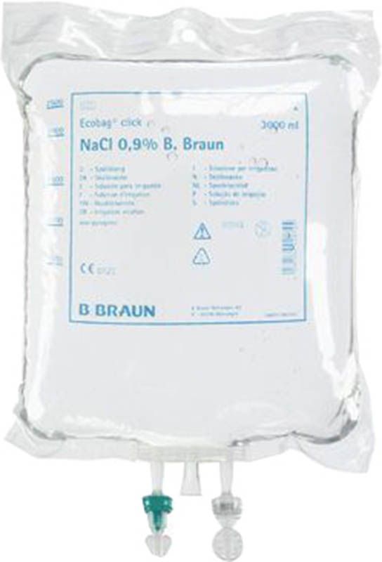 NACL Braun Spül Lösung 0.9 % 5000ml Ecobag 2 Stück