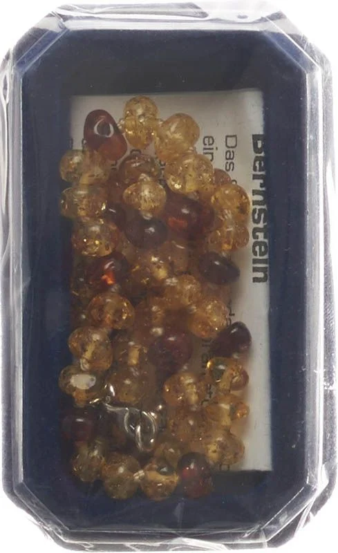 Amberstyle Bernstein 32cm cog citr Karababiner Amberstyle Bernstein 32cm cog citr Karababiner