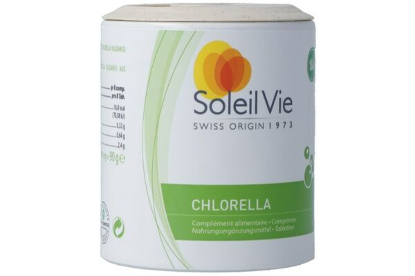 Soleil Vie Chlorella Tabletten 500 mg aus biologischer Wasserkultur 180 Stück Soleil Vie Chlorella Tabletten 500 mg aus biologischer Wasserkultur 180 Stück