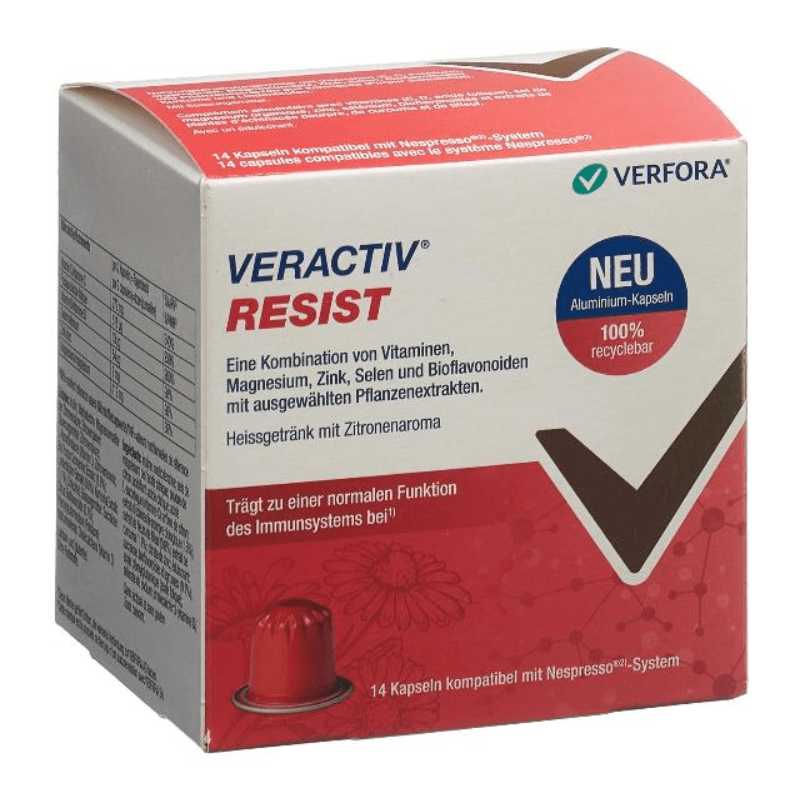 Veractiv Resist nespresso Kapseln Alu 14 Stück Veractiv Resist nespresso Kapseln Alu 14 Stück