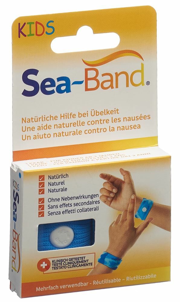 Sea-Band Akupressurband Kinder blau 1 Paar Sea-Band Akupressurband Kinder blau 1 Paar