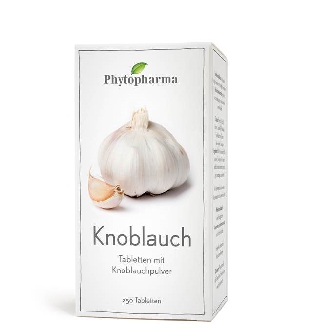Phytopharma Knoblauch Tabletten 250 Stück Phytopharma Knoblauch Tabletten 250 Stück