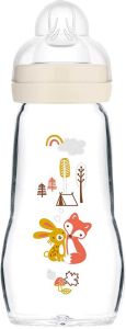 MAM Feel Good Glasflasche 260ml 2+ Monate