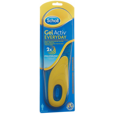Scholl GelActiv Einlegesohle 40-46.5 Everyday Men 1 Paar Scholl GelActiv Einlegesohle 40-46.5 Everyday Men 1 Paar