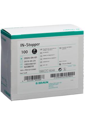 B. BRAUN Instopfen Luer Lock gelb 100 Stück