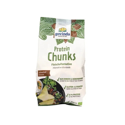 Govinda Protein Chunks Schnetz Beutel 125g
